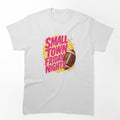 Small Town Friday Nights , Football Fan Gift, Friday Night Football Graphic Tee, Small Town Gift, Football Mom Shirt by Merchall  store
