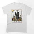 The Cat Lady Tarot Card, Vintage Gothic Cat Women Cat Mom T-Shirt by Wear the Art