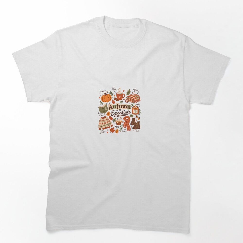 Cozy Season Warm Fall Aesthetic Print | Pumpkin, Sweater & Hot Cocoa Graphic by Little Joy Market