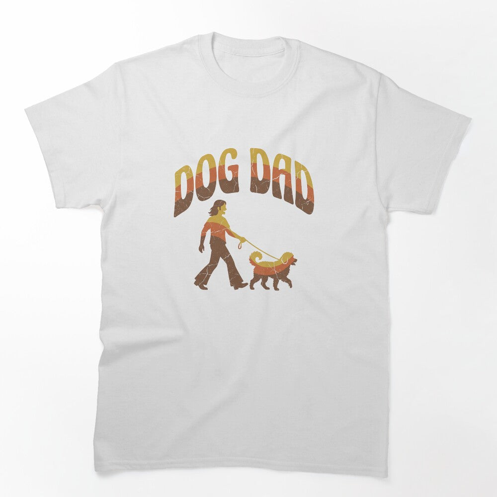 Retro Dog Dad Fathers Day Gift | Best Dog Daddy Shirt by Osmose-Studio