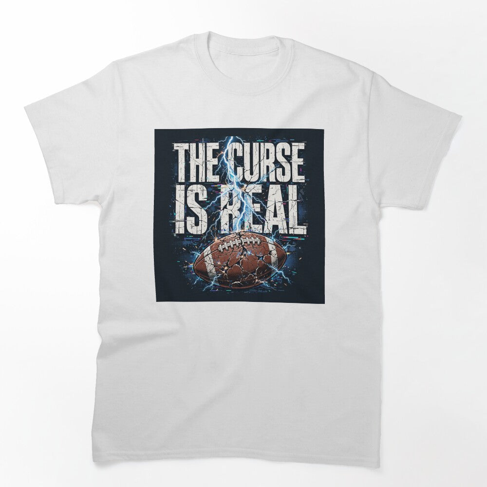 The Curse Is Real Funny Football Shirt by HeisBarryy