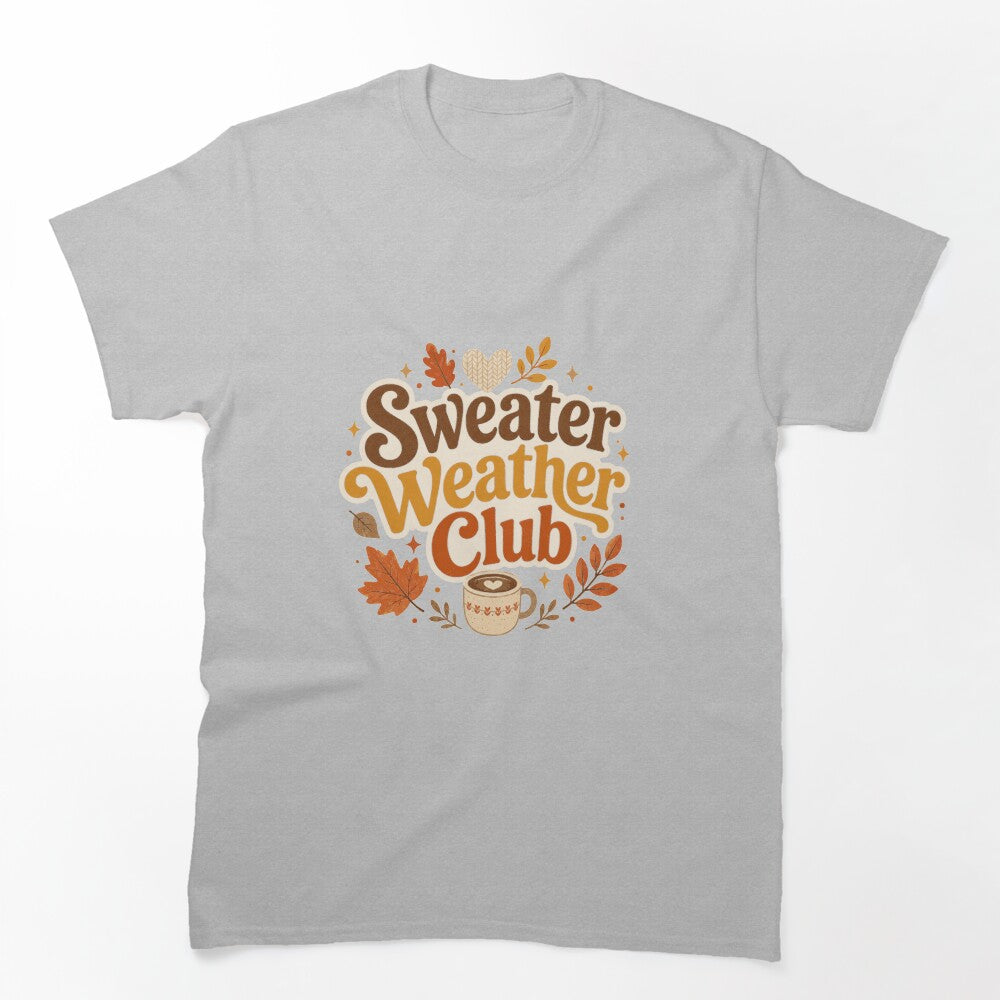 Sweater Weather Club – Vintage Cozy Autumn Design by Bright Little Things