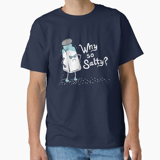 Why So Salty? Funny Salty Attitude Salt Shaker by propellerhead