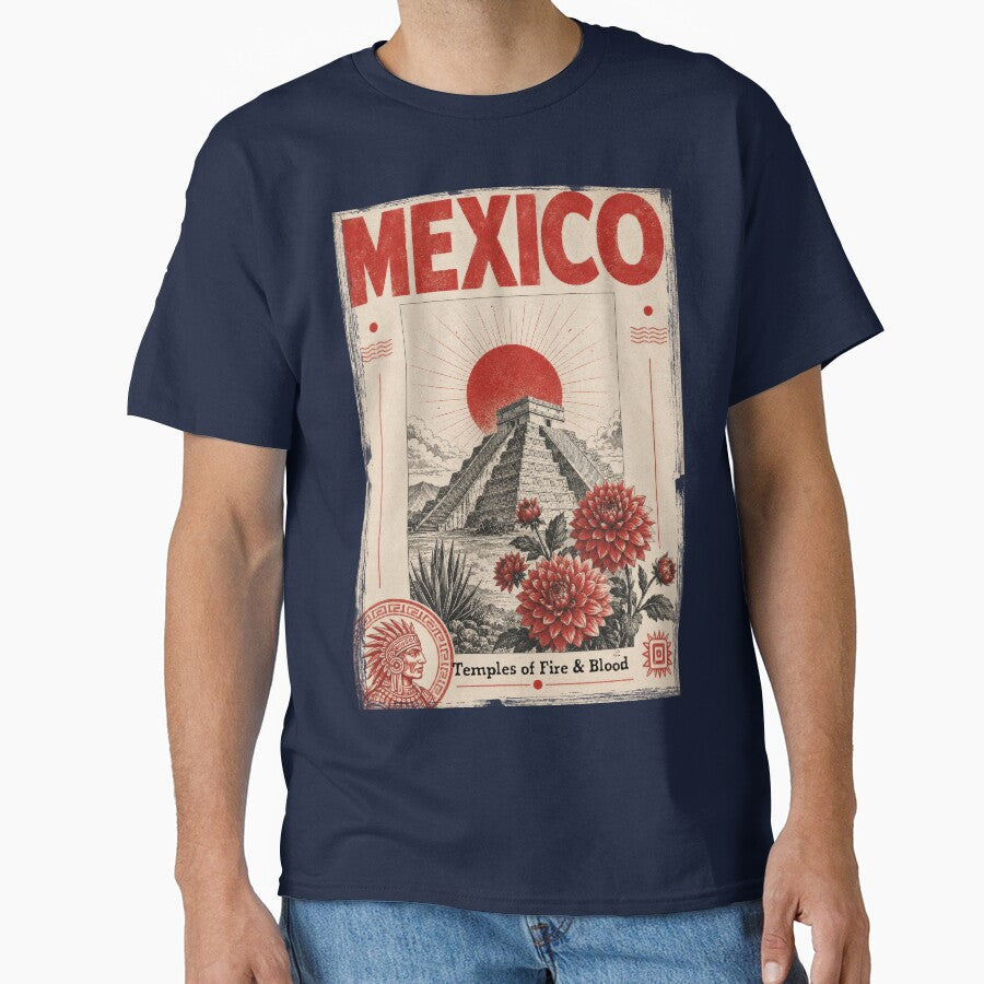Mexico Heritage Design Styled In Urban Grunge Fashion by RustyGhostWear