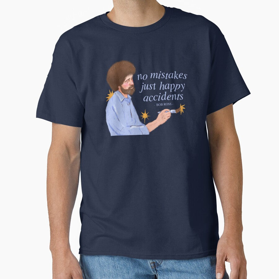 Bob Ross - No Mistakes Just Happy Acciddednts Quote by KittyStrand