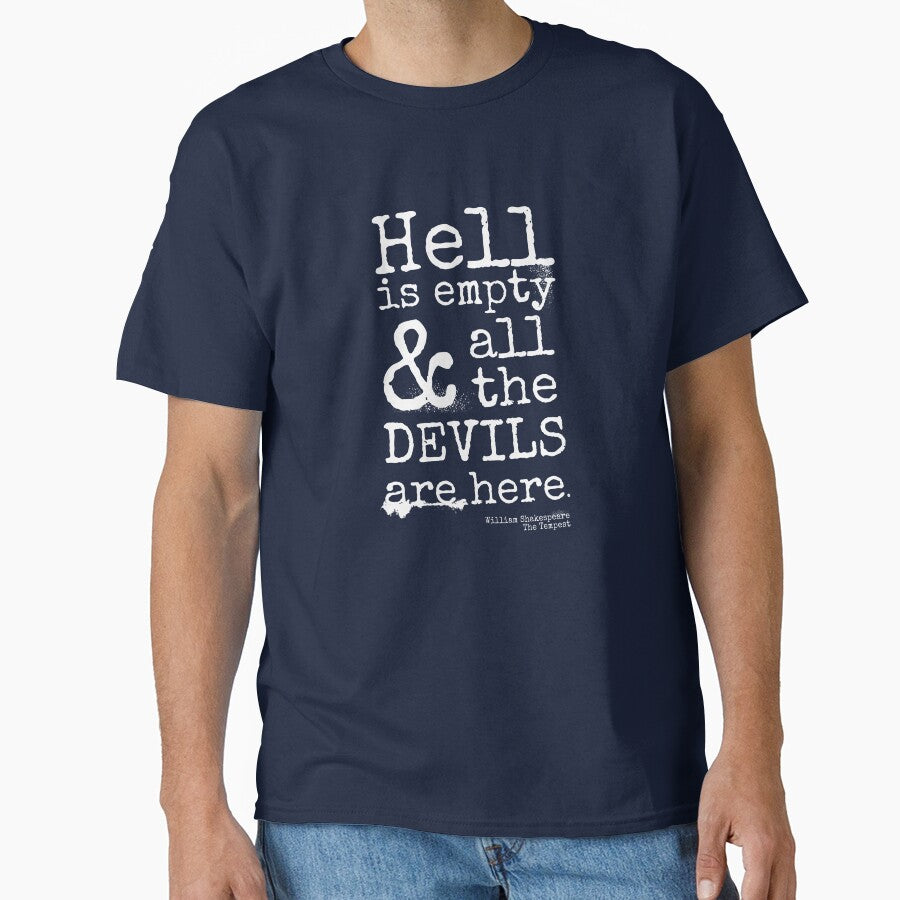 Shakespeare Quote, The Tempest, Devils Are Here by brodyquixote