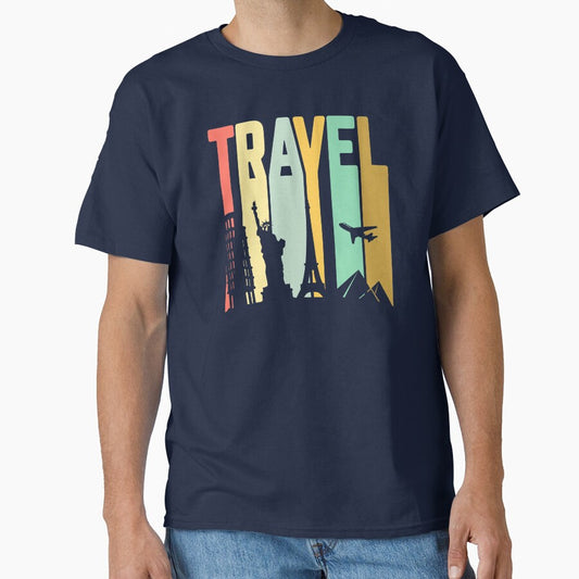 World Travel Gifts - Travel tshirt by Inkbomb Press