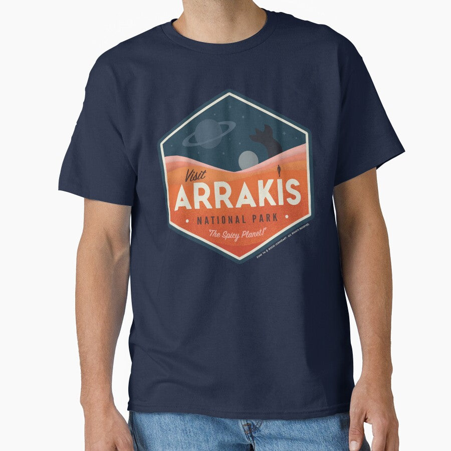 Visit Arrakis – The Spicy Planet! – Vintage National Park Travel badge by thedesigngarden