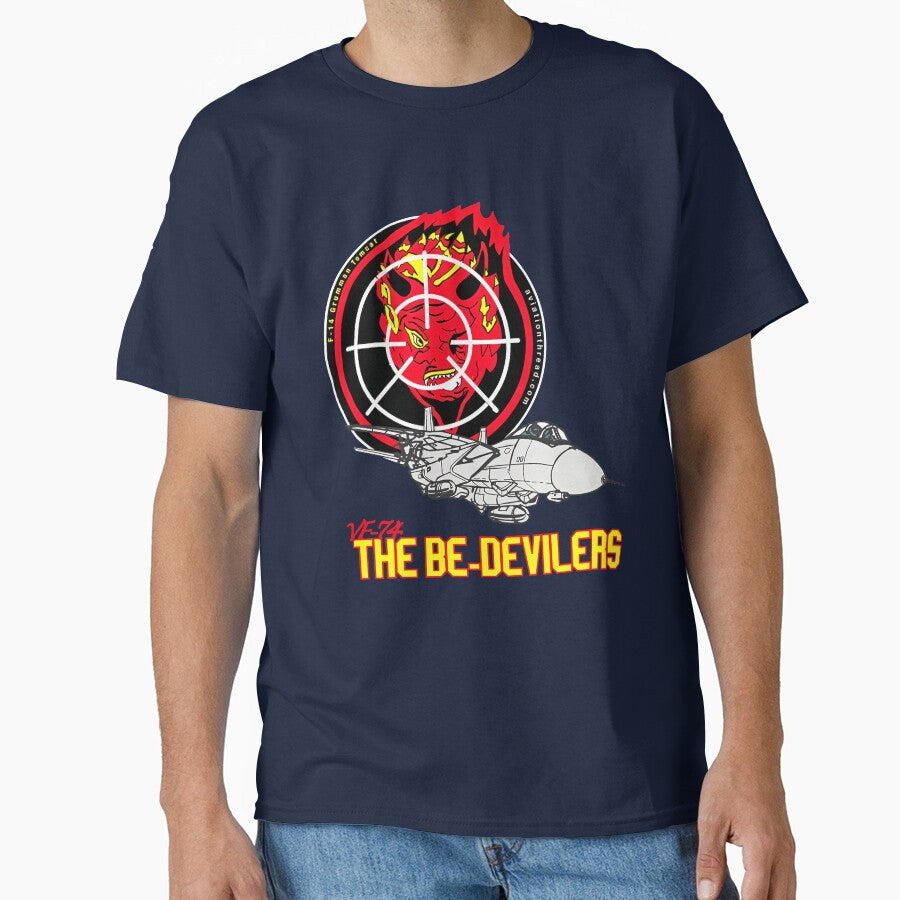 F14 Grumman Tomcat Vf74 The Bedevilers Slim Fit, I Love This, Best, Best Graphic, Trending Now by CAMERONSTORE