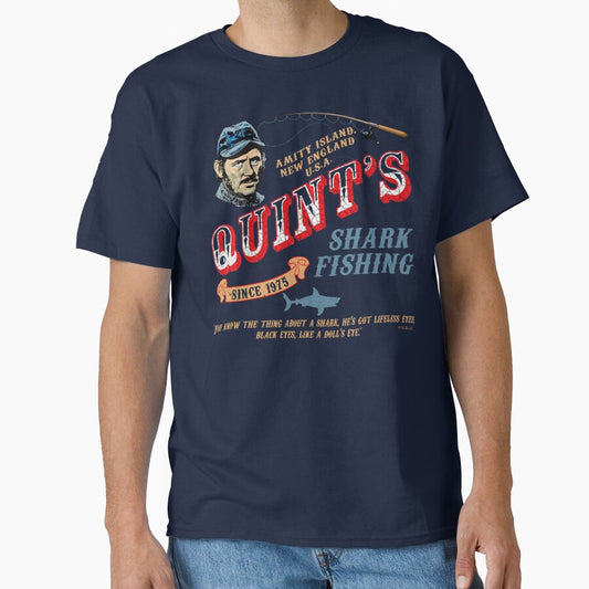 Quint's Shark Fishing Wood (Universal © UCS LLC) by Alema Art
