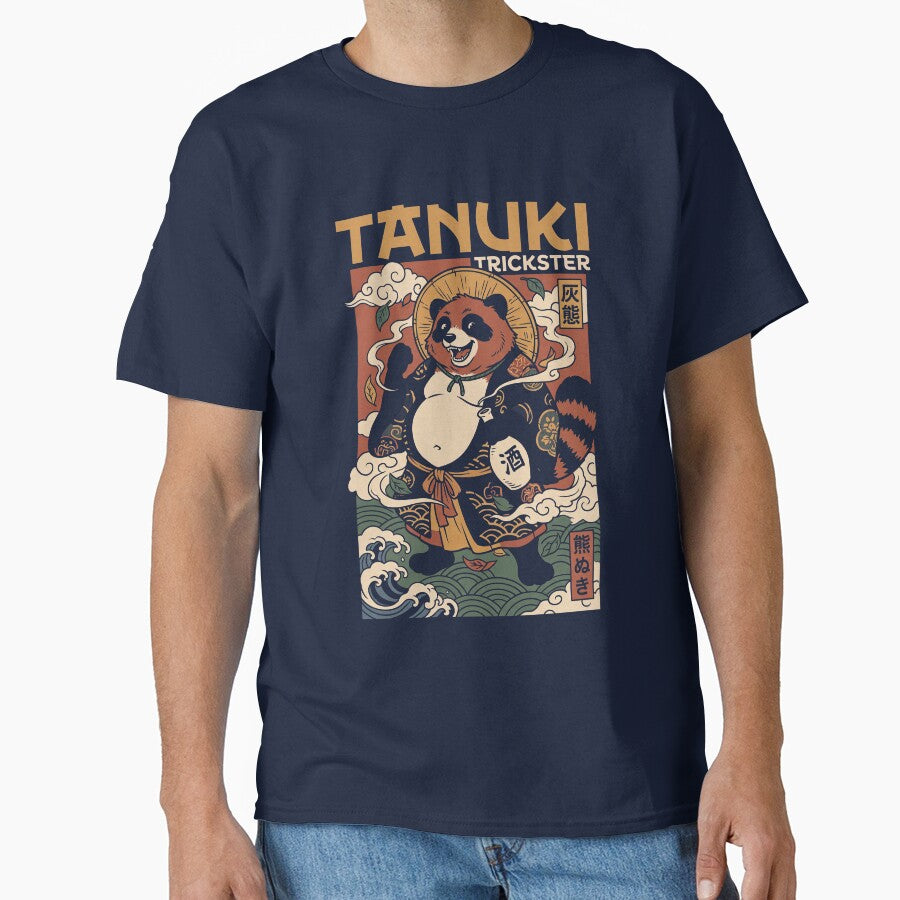 Tanuki Trickster Japanese Folklore Kawaii Art by Odd World