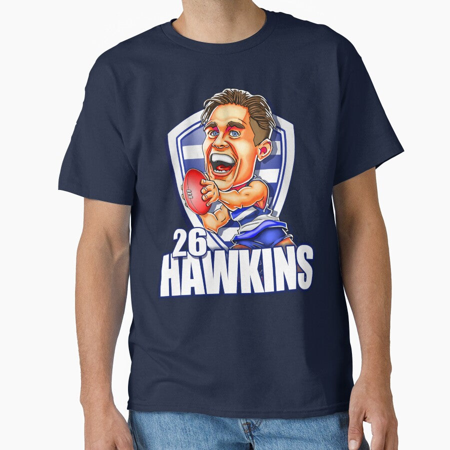 Tom Hawkins cartoon - AFL by baproducts