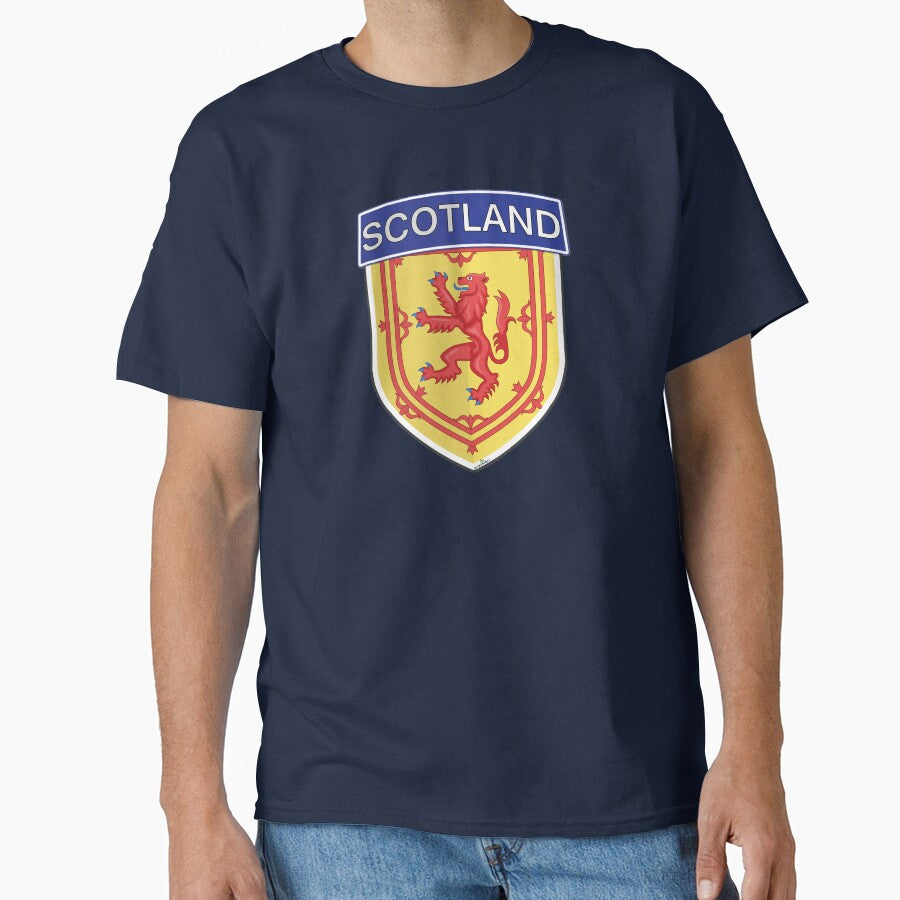 SCOTLAND Royal Scottish Lion Rampant Flag Sticker Shield by OuterShellUK