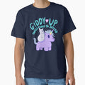 Cute Cat Riding Unicorn - Giddy Up, There’s Chaos to Spread-blue by Jess.a.creates