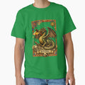 Medieval Wyvern Bestiary Illustration by ITSimagination