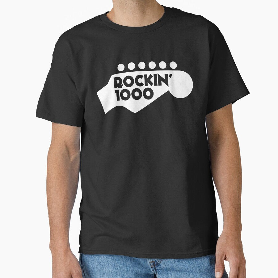 Rockin'1000 White Logo Original by rockin1000