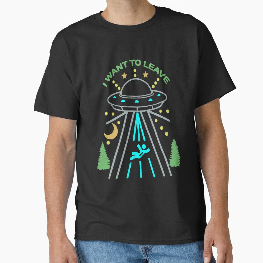 Alien UFO I Want To Leave by Qudkin