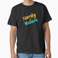 3D Vintage Nerdy by Nature – Fun Retro Varsity Nerd Gift by StemMerch247