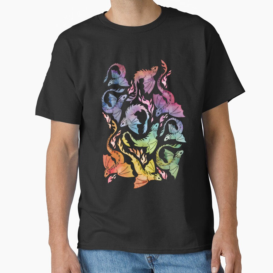 Dragon fire dark rainbow by adenaJ