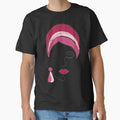 Minimalist Line Art Woman Red Pink by Designs24U
