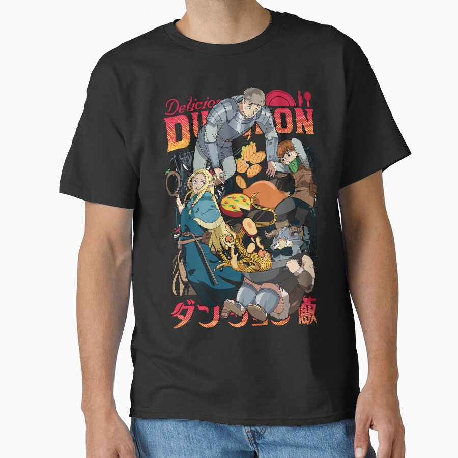 Cool Anime Fantasy Adventurers Inspired Manga Shirt by KunaiS
