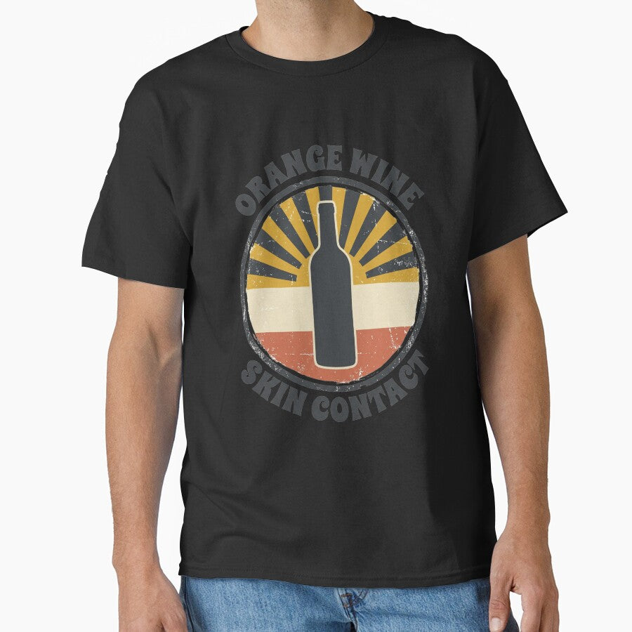 Orange Wine Skin Contact Retro 70s Natural Wine by JaphstarCreatives