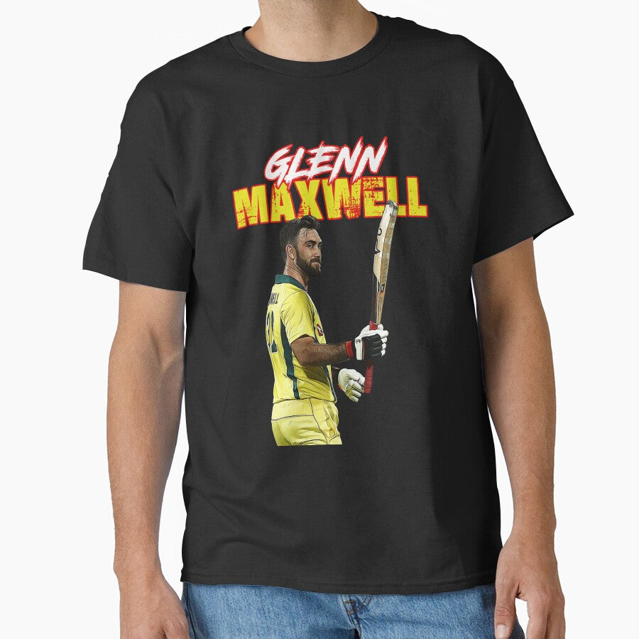Glenn Maxwell Vintage Art by AntnioAlves8653