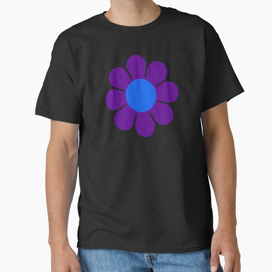Purple Blue Hippie Flower by hilda74