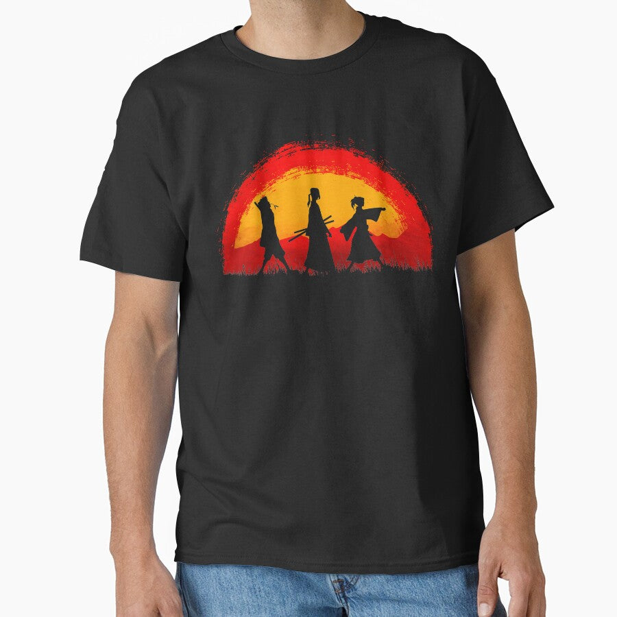 Samurai Champloo walking on sunset by HEARTBEATS