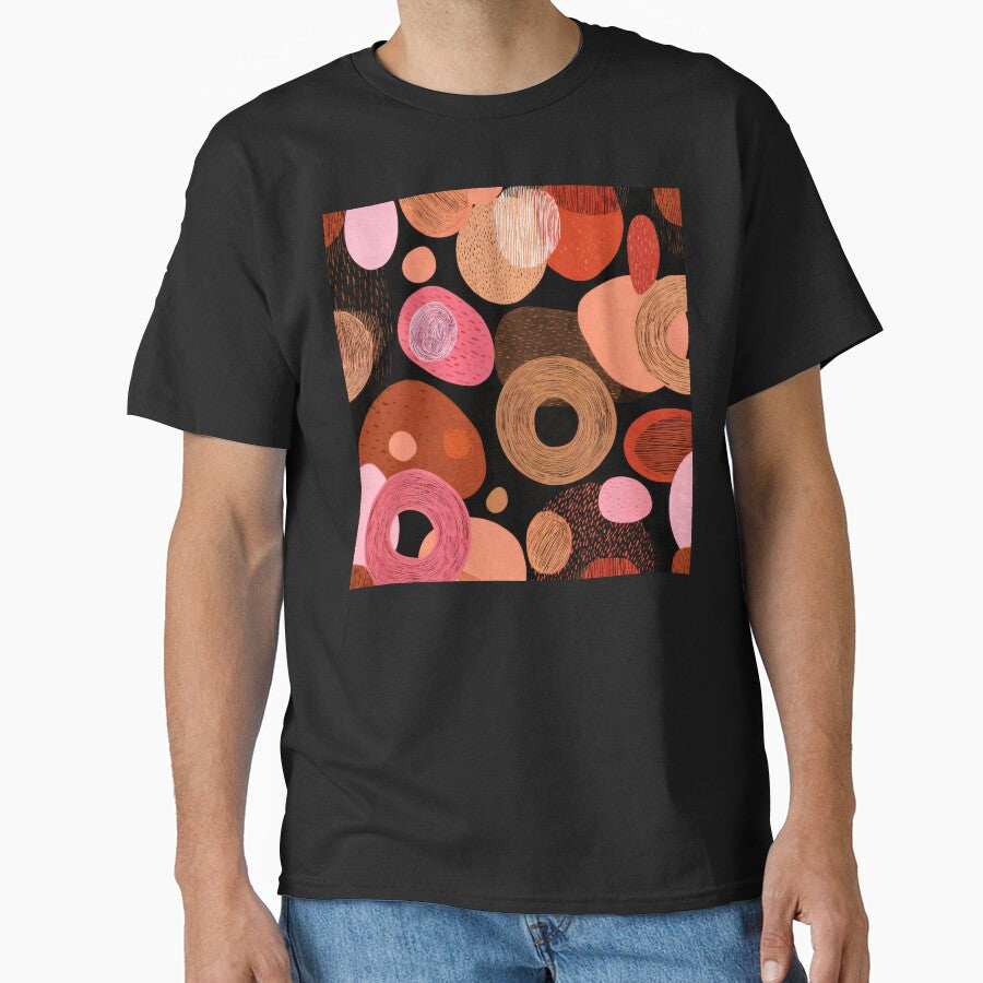 Boho Earthtones, Terracotta Colors, And Pink Abstract Shapes by DEC02