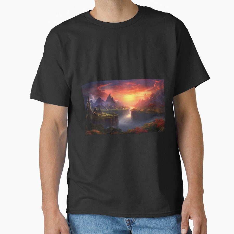 Fantasy Landscape - Sunset Canyon by Fantasy Masterpiece