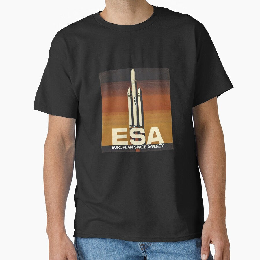 European Space Agency Inspired Logo Design | ESA Style Space Graphic | Astronomy & Sci-Fi Art by TEEJAMBOREE