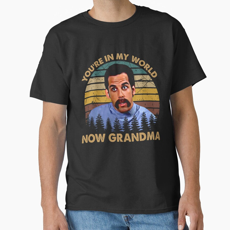 Vintage Happy Art Gilmore Comedy Film - You're In My World Now Grandma by NancyLucy9