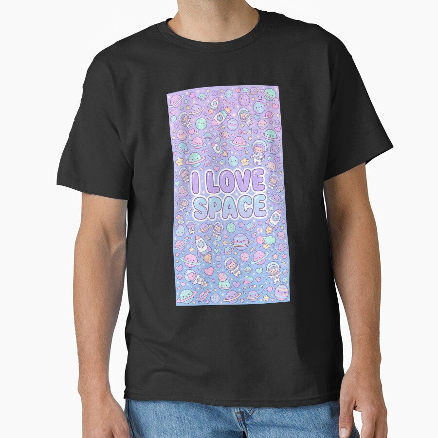 I Love Space Kawaii Pattern by Itsheartshop