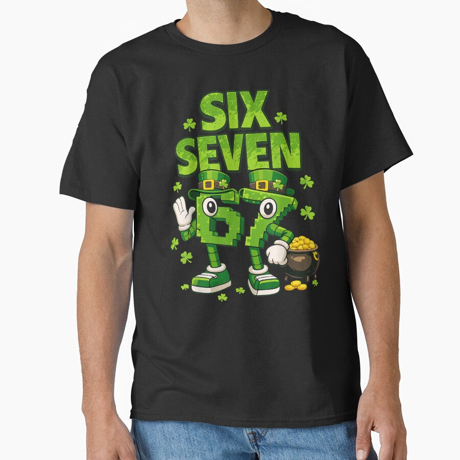 Kids Meme 6 7 Shamrock Six Seven 6 7 St Patricks Day 67 T Sh by trucnhieuchan