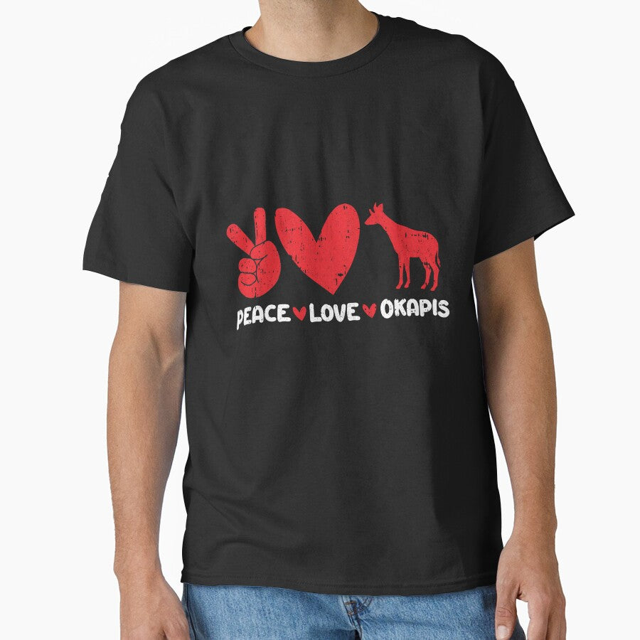 Peace - Love - Okapis Animals lover by GabbyKash