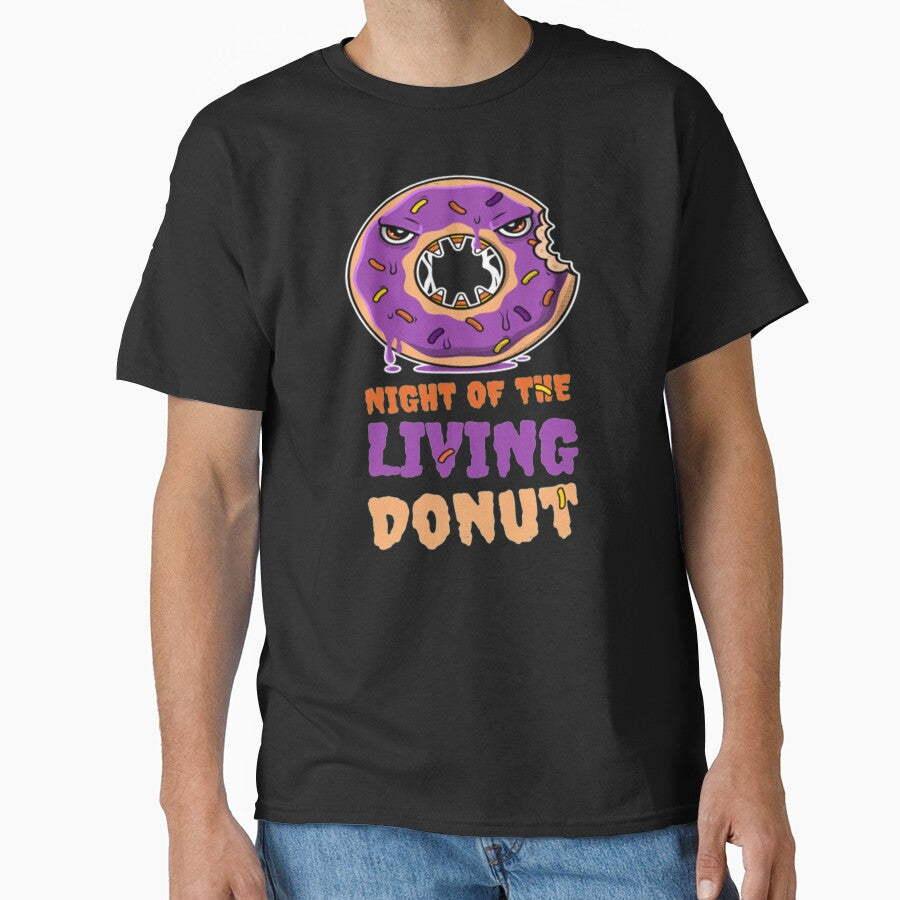 Halloween Night Of The Living Donut Zombie Funny by Clavitaps