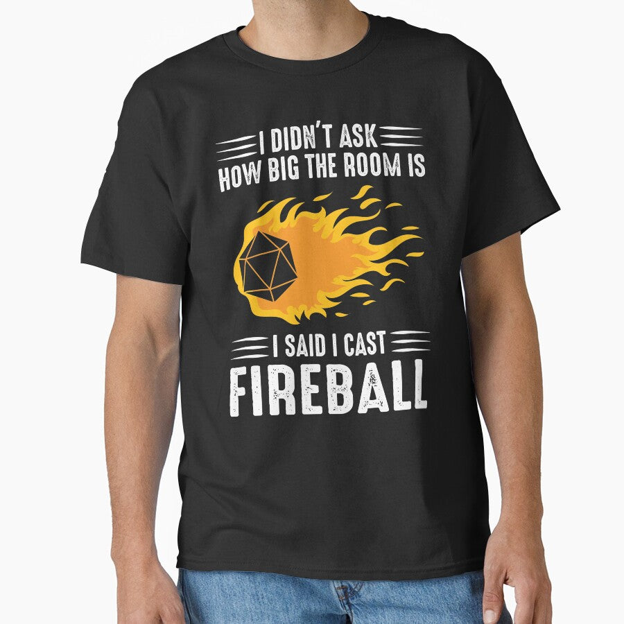 I cast Fireball Wizard Sorcerer DM Gift TTRPG by Clinton Thomas
