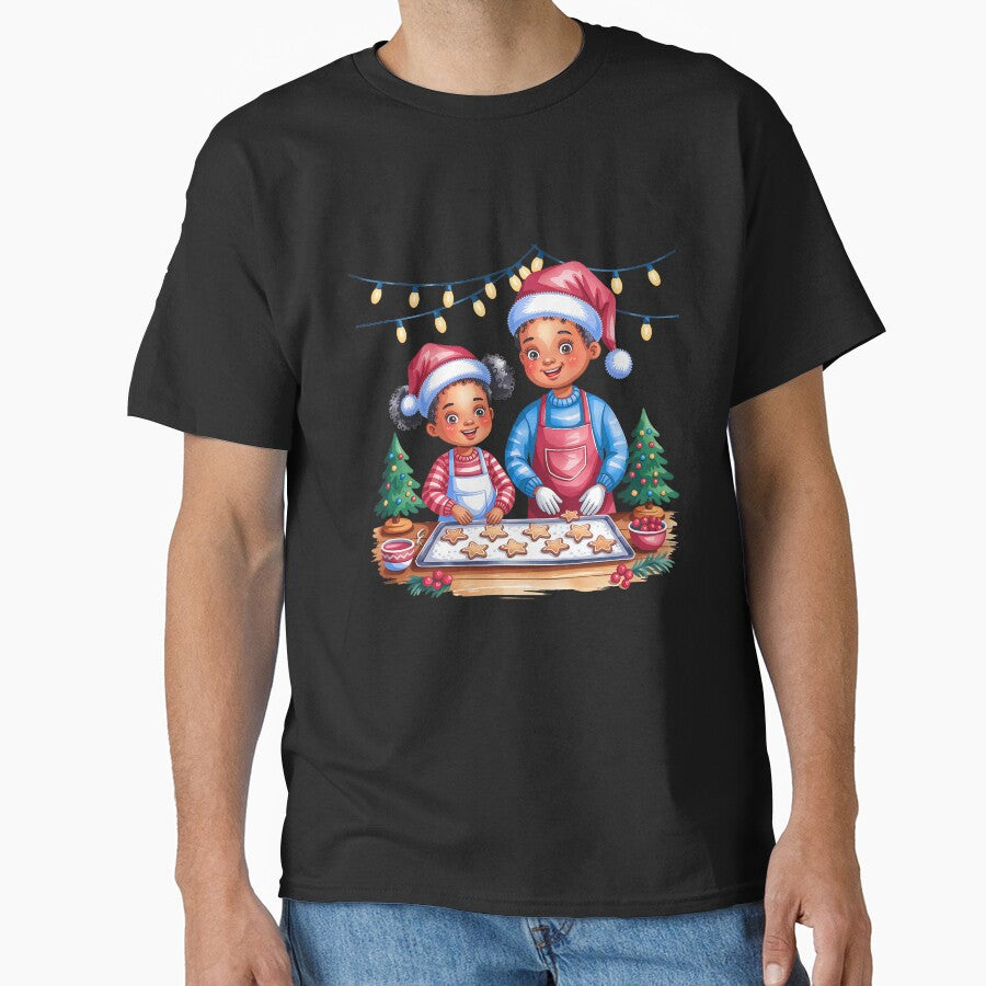 Black Santa Christmas Watercolor – Festive Holiday Illustration by artedigital99
