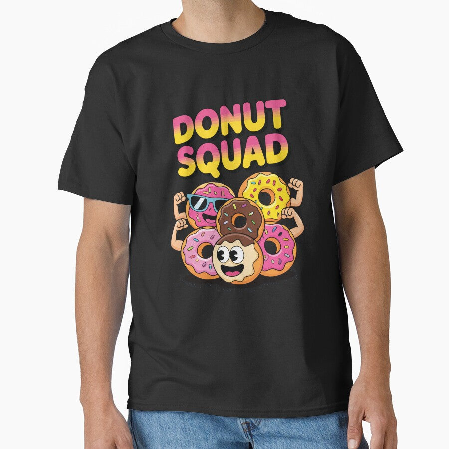 Donut Squad Funny Donut Lovers Sweet Dessert Humor Food Friends by kiralynstration