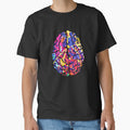 Abstract Colorful Brain Art by Peksli