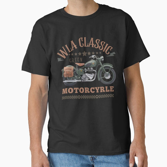 WLA Classic Vintage Military Green Motorcycle Design by Adventure paradise