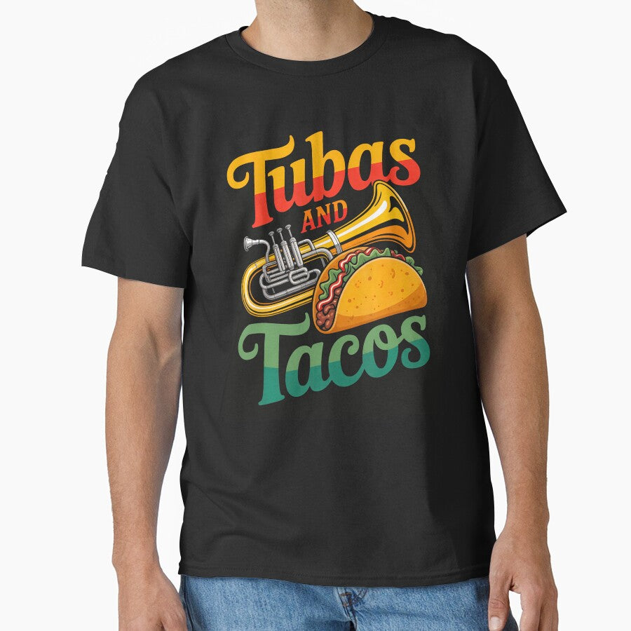Tubas And Tacos  Funny Band  Food Lover by EileenDeana