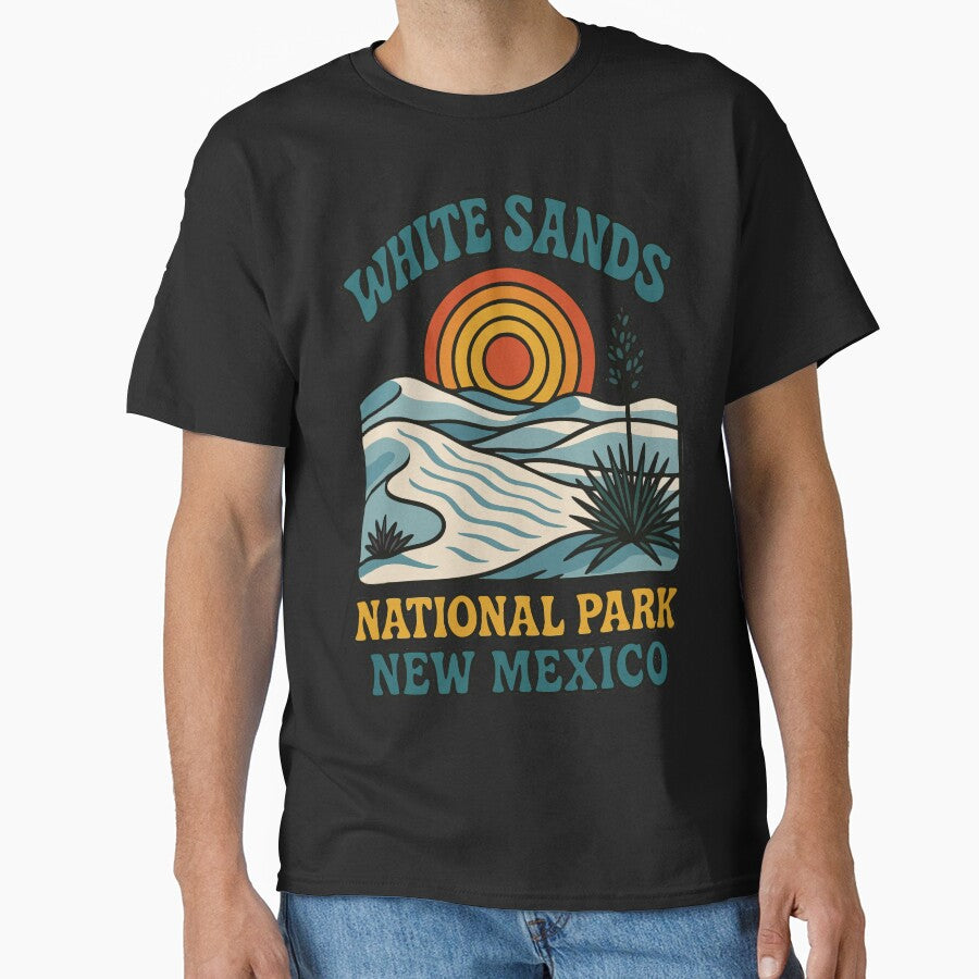 White Sands New Mexico Vintage by TomFrontierArt