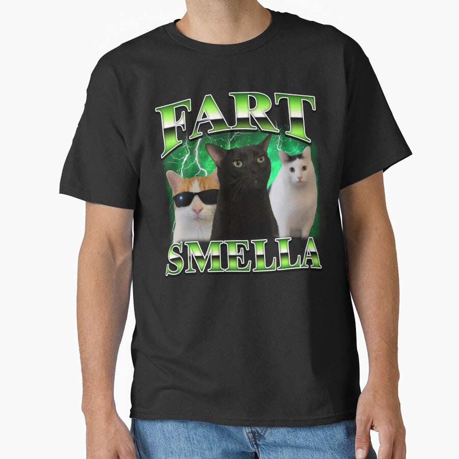 Fart Smella Cat by MemishDesign