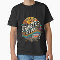 what a long strange trip it's been shirt travel tee camping tee hippie by Otmanestickers