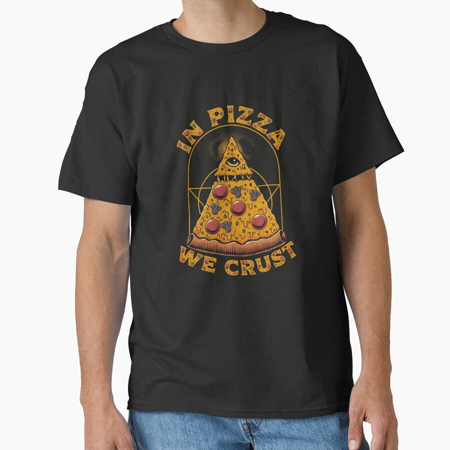 In Pizza We Crust Funny Pizza Lover Foodie by RetroMini2026