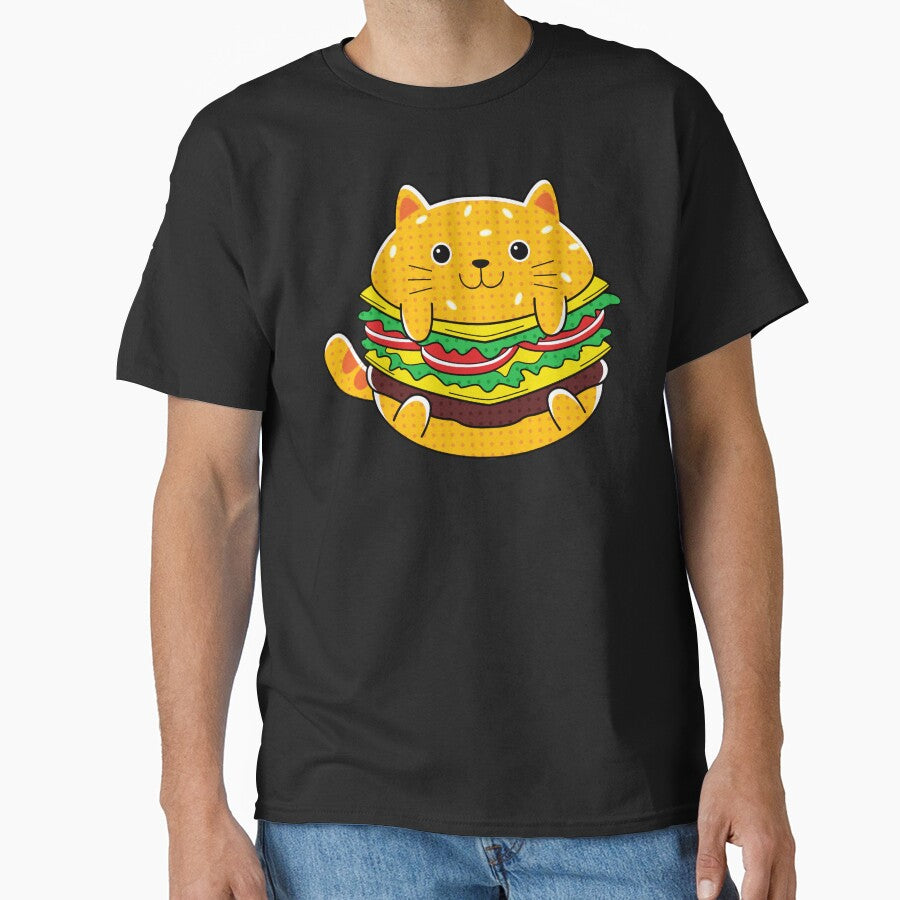 Cat Buns Yummy Kawaii Cat Burger by PosterpartyCo