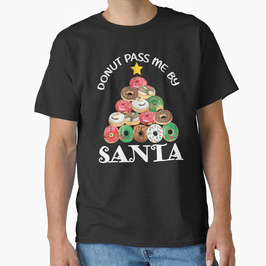 DONUT PASS ME BY SANTA FUNNY CUTE CHRISTMAS TREE by FlutteringWings