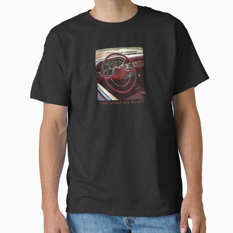 You Steer My Heart - Cute Pun | TeeHee Puns Funny Design by TeeHee Puns